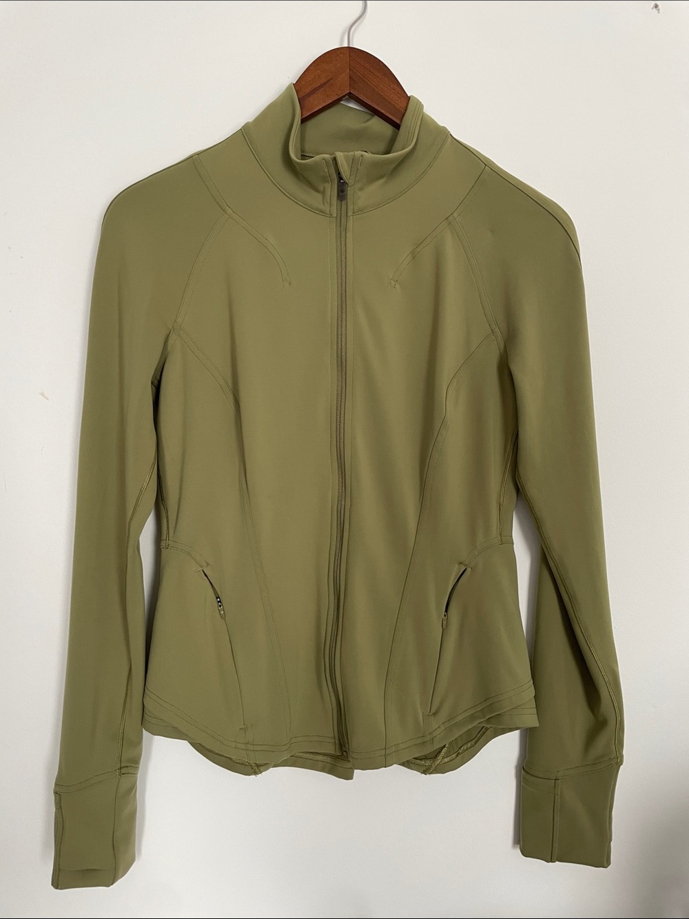 lululemon athletica Olive Zip-Up Utility Jacket